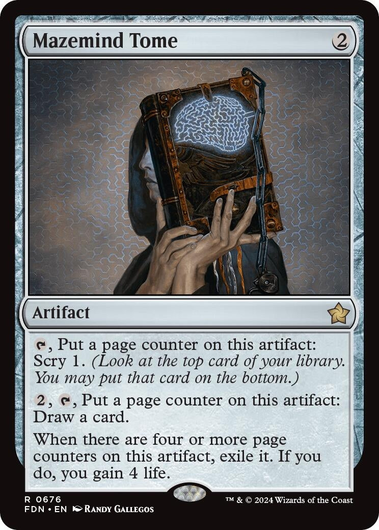 Image for Mazemind Tome (Foundations) (676) - Magic: The Gathering