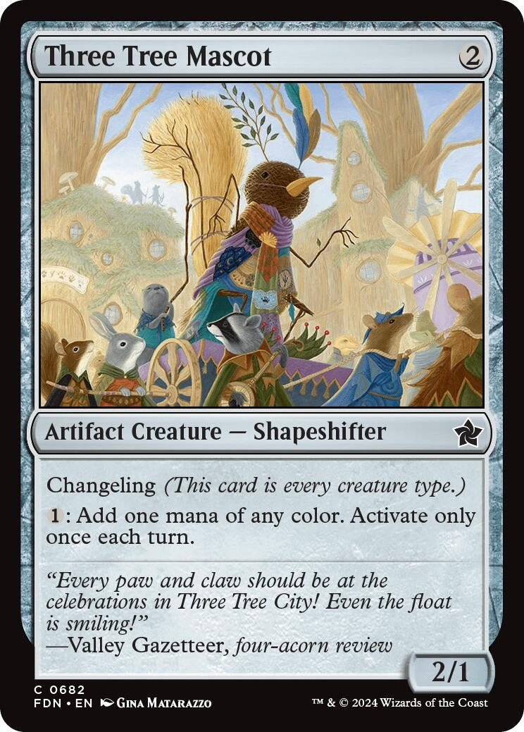 Image for Three Tree Mascot (Foundations) (682) - Magic: The Gathering