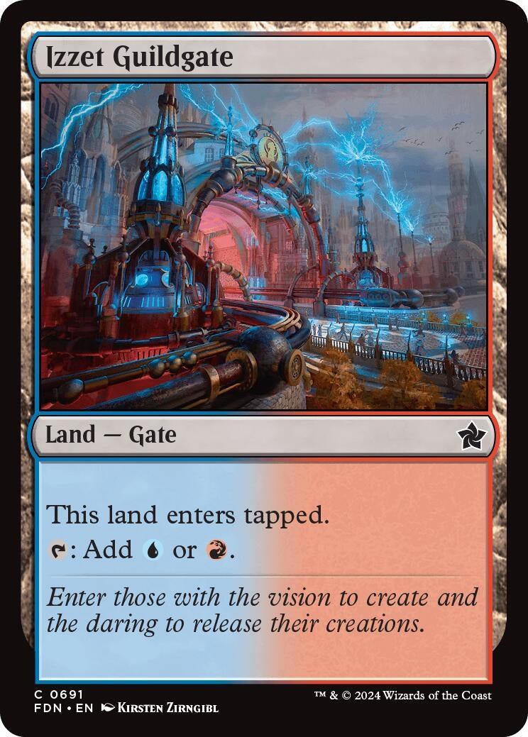 Image for Izzet Guildgate (Foundations) (691) - Magic: The Gathering