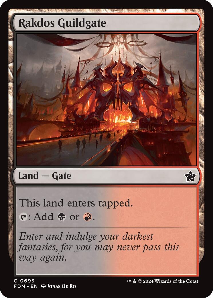 Image for Rakdos Guildgate (Foundations) (693) - Magic: The Gathering