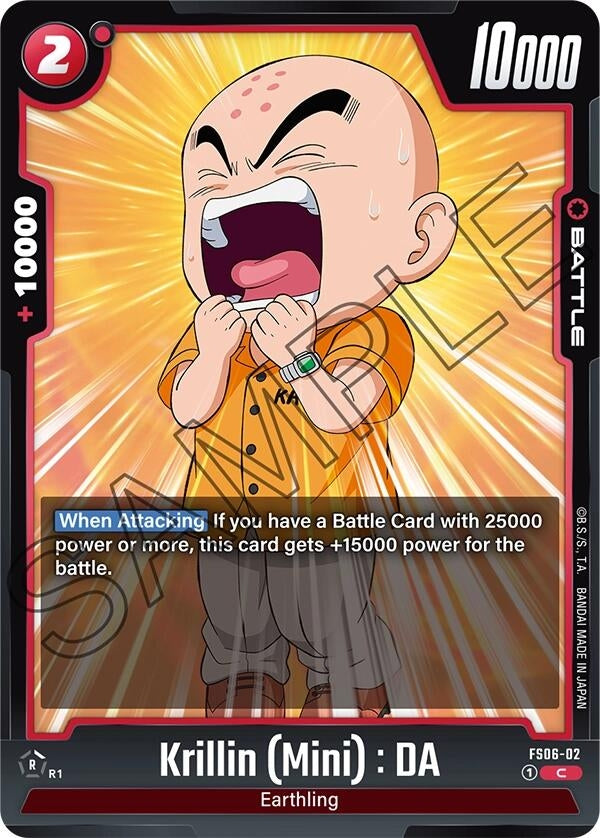 Image for Krillin (Mini) : DA (Starter Deck 6: Son Goku (Mini)) (FS06-02) - Dragon Ball Super: Fusion World