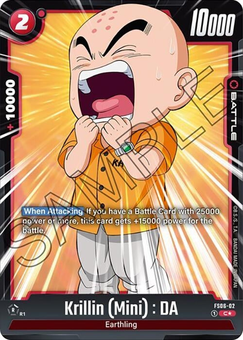 Image for Krillin (Mini) : DA (Bonus Pack Alternate Art) (Starter Deck 6: Son Goku (Mini)) (FS06-02) - Dragon Ball Super: Fusion World