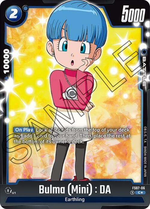 Image for Bulma (Mini) : DA (Bonus Pack Alternate Art) (Starter Deck 7: Vegeta (Mini)) (FS07-06) - Dragon Ball Super: Fusion World