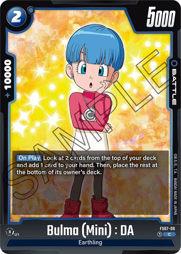 Image for Bulma (Mini) : DA (Starter Deck 7: Vegeta (Mini)) (FS07-06) - Dragon Ball Super: Fusion World