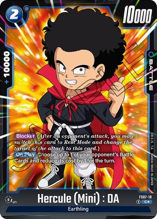 Image for Hercule (Mini) : DA (Bonus Pack Alternate Art) (Starter Deck 7: Vegeta (Mini)) (FS07-10) - Dragon Ball Super: Fusion World