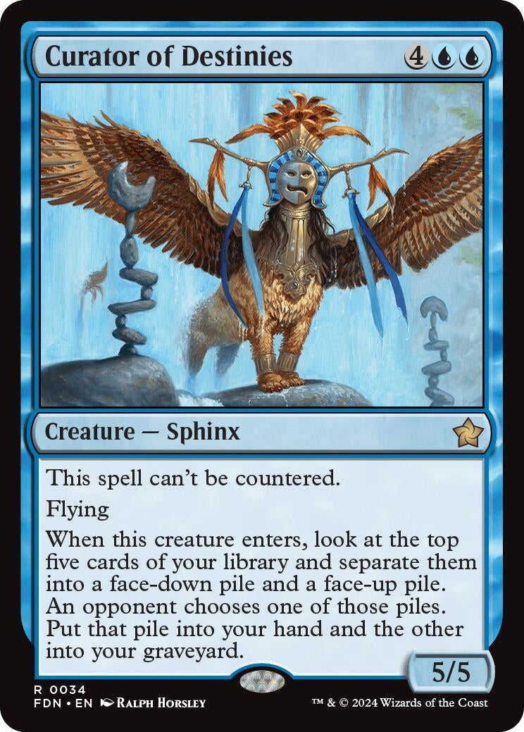 Image for Curator of Destinies (Foundations) (34) - Magic: The Gathering