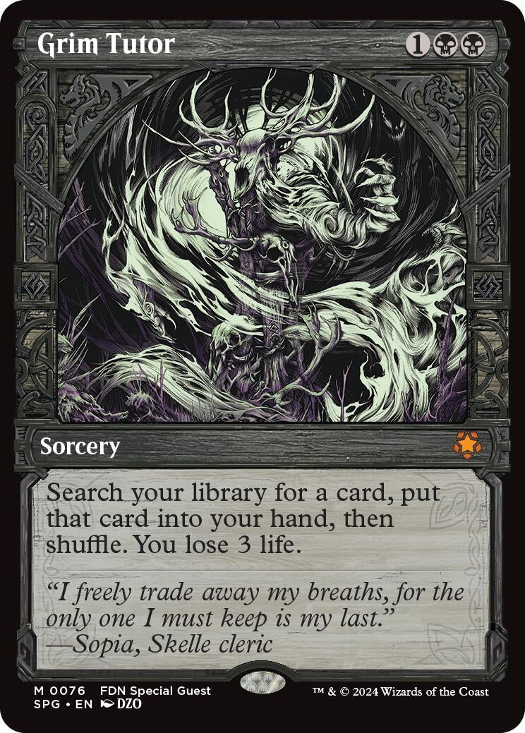Image for Grim Tutor (Showcase) (Special Guests) (76) - Magic: The Gathering