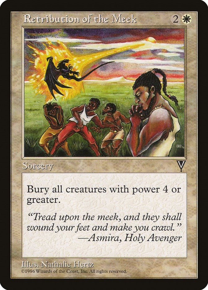 Image for Retribution of the Meek (Visions) - Magic: The Gathering
