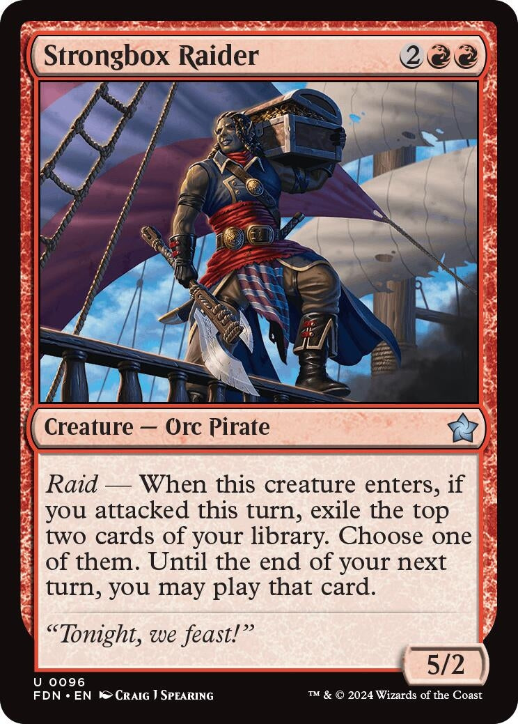 Image for Strongbox Raider (Foundations) (96) - Magic: The Gathering