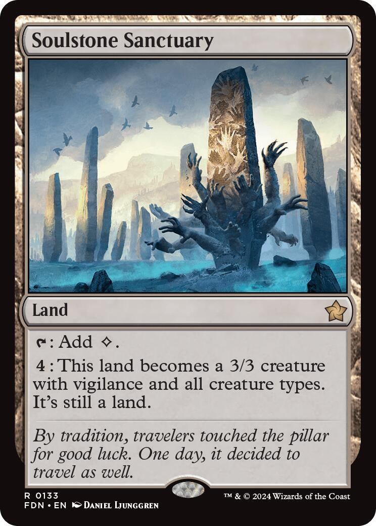 Image for Soulstone Sanctuary (Foundations) (133) - Magic: The Gathering
