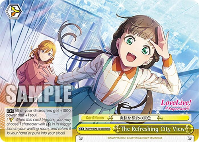 Image for The Refreshing City View (RRR) (Love Live! School idol festival 2 MIRACLE LIVE!) (SIP/W109-E034R RRR) - Weiss Schwarz