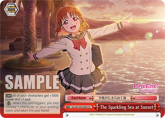 Image for The Sparkling Sea at Sunset (Love Live! School idol festival 2 MIRACLE LIVE!) (SIS/W109-E092 CC) - Weiss Schwarz