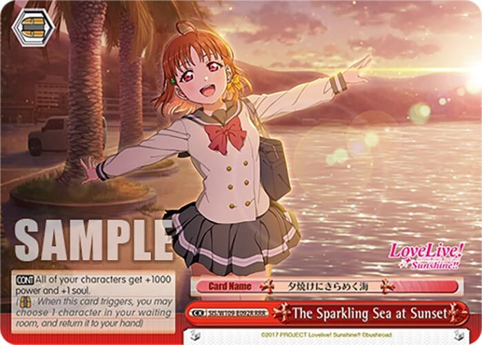 Image for The Sparkling Sea at Sunset (RRR) (Love Live! School idol festival 2 MIRACLE LIVE!) (SIS/W109-E092R RRR) - Weiss Schwarz