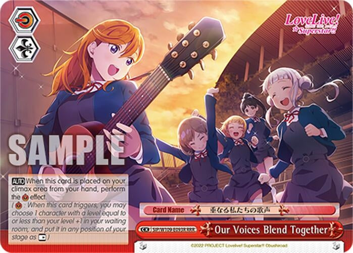 Image for Our Voices Blend Together (RRR) (Love Live! School idol festival 2 MIRACLE LIVE!) (SIP/W109-E093R RRR) - Weiss Schwarz