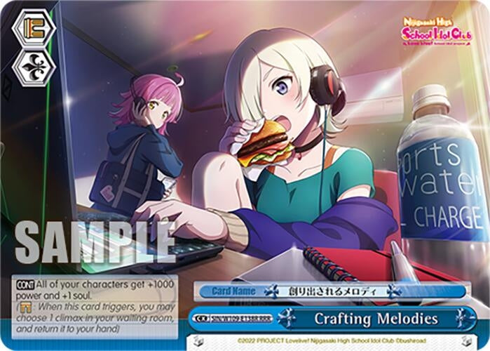 Image for Crafting Melodies (RRR) (Love Live! School idol festival 2 MIRACLE LIVE!) (SIN/W109-E138R RRR) - Weiss Schwarz