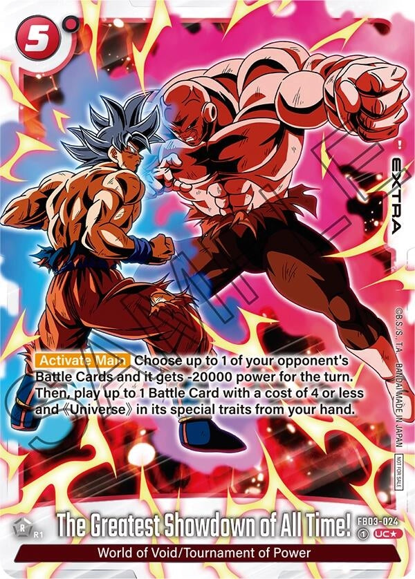 Image for The Greatest Showdown of All Time! (Tournament Pack -Winner- 04) (Tournament and Championship Promos) (FB03-024) - Dragon Ball Super: Fusion World