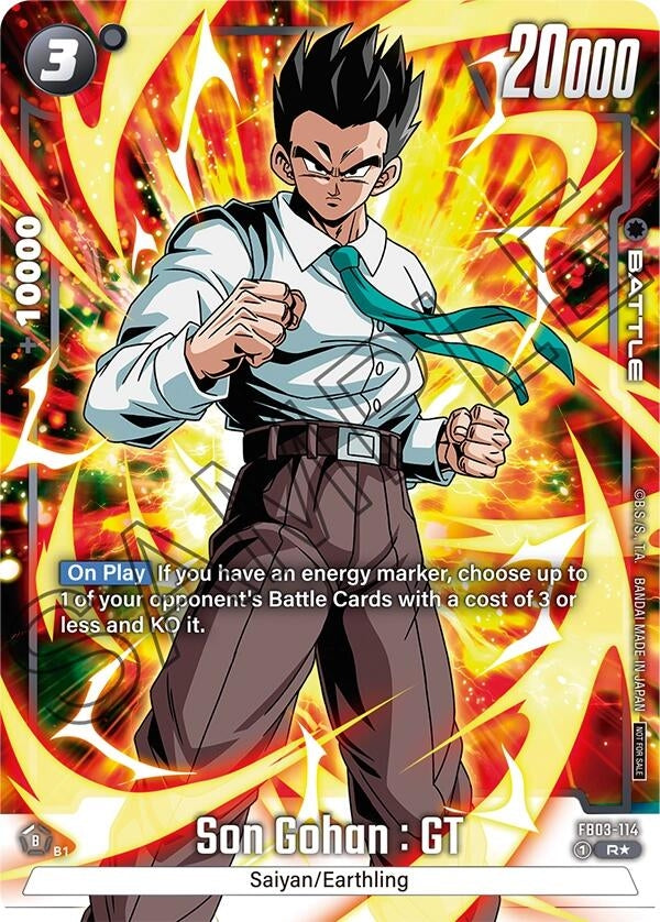 Image for Son Gohan : GT (Tournament Pack -Winner- 04) (Tournament and Championship Promos) (FB03-114) - Dragon Ball Super: Fusion World