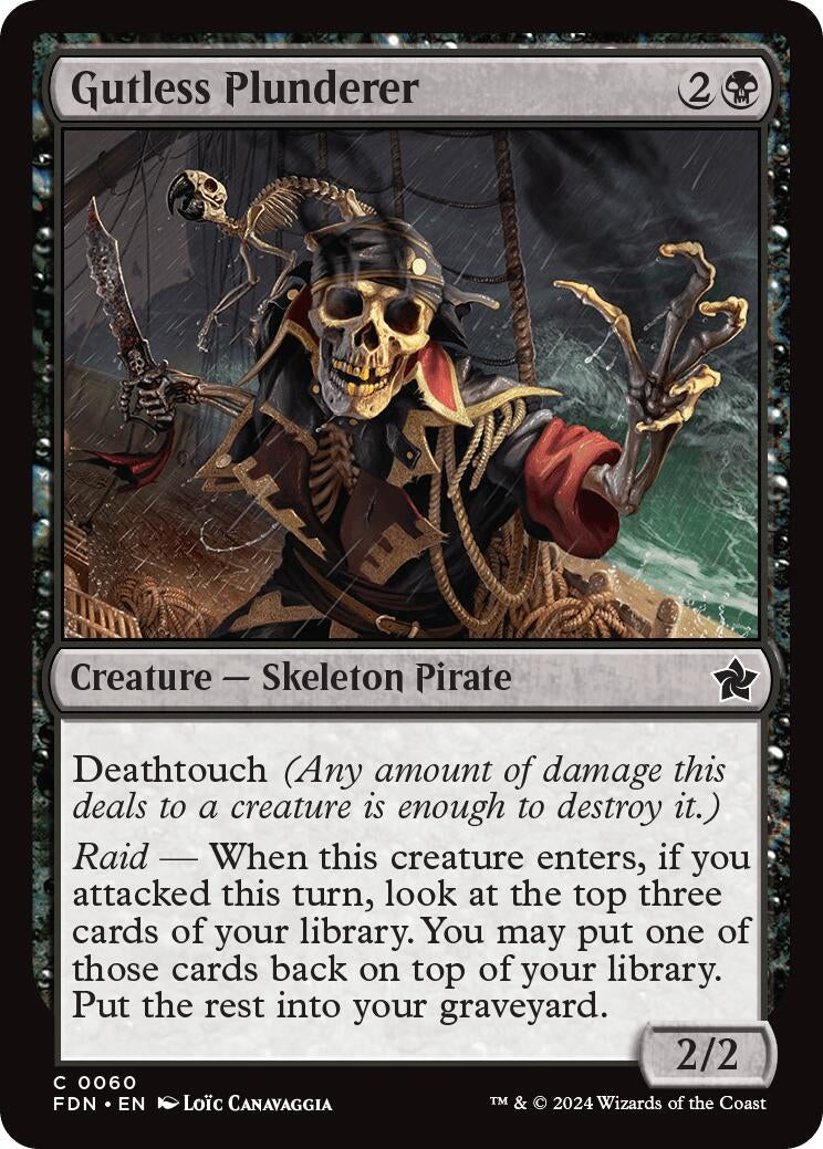 Image for Gutless Plunderer (Foundations) (60) - Magic: The Gathering