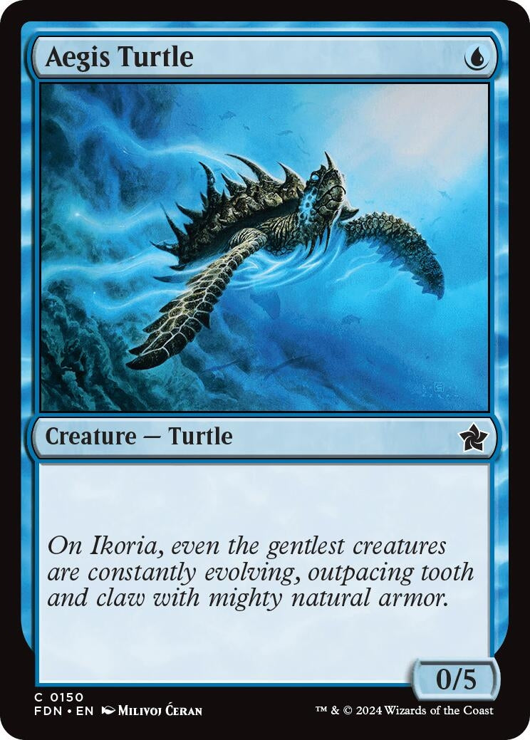 Image for Aegis Turtle (Foundations) (150) - Magic: The Gathering