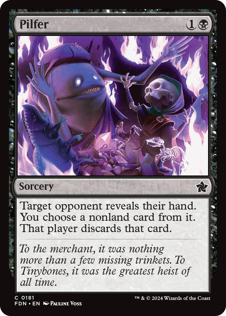 Image for Pilfer (Foundations) (181) - Magic: The Gathering
