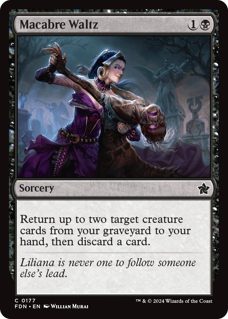 Image for Macabre Waltz (Foundations) (177) - Magic: The Gathering