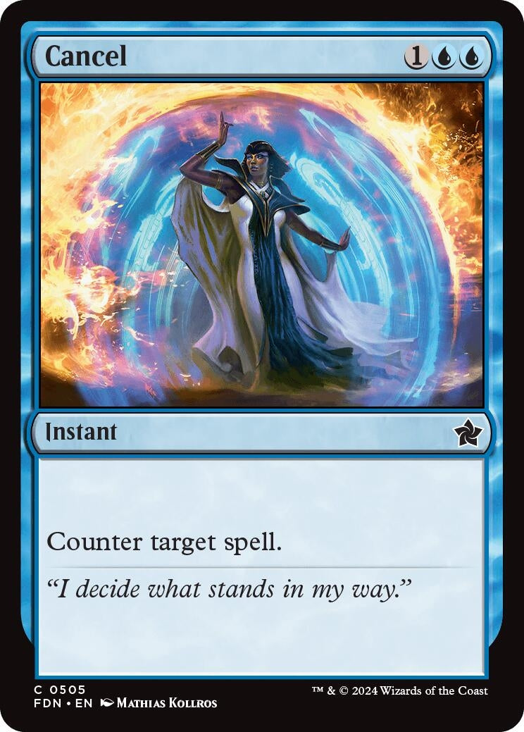 Image for Cancel (Foundations) (505) - Magic: The Gathering
