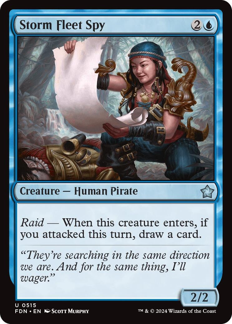 Image for Storm Fleet Spy (Foundations) (515) - Magic: The Gathering