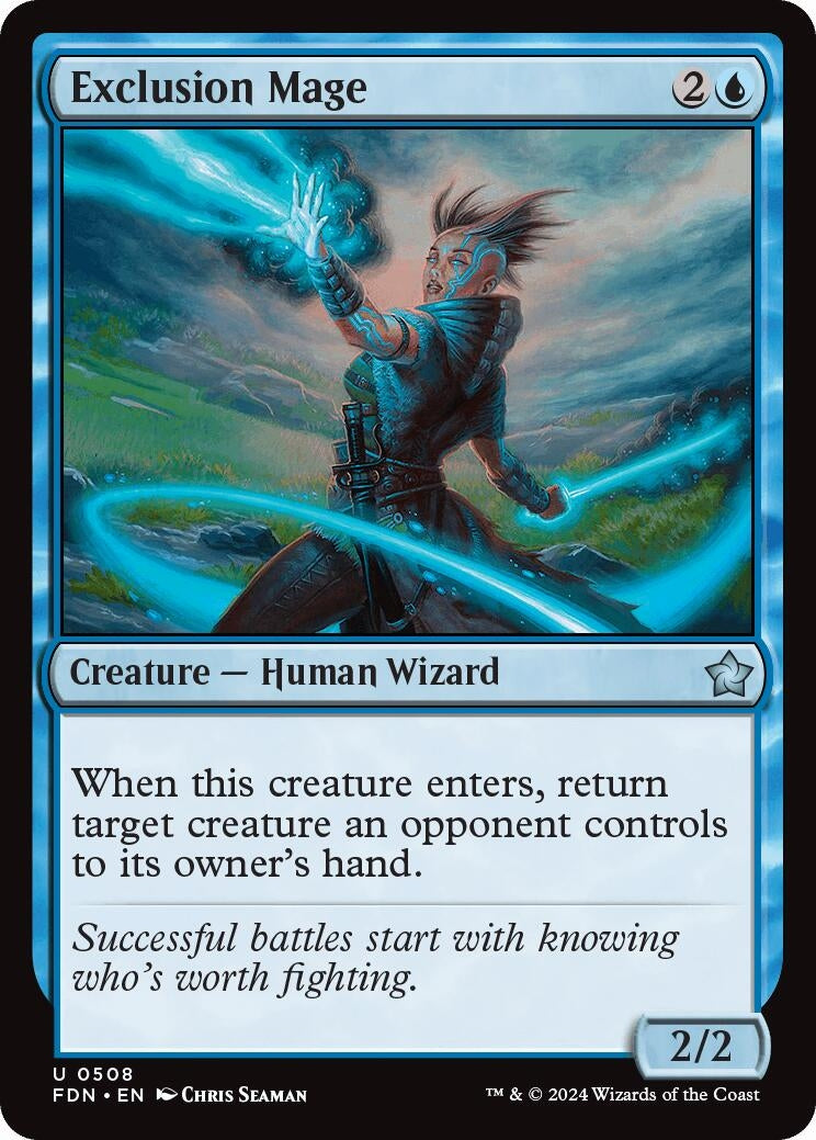 Image for Exclusion Mage (Foundations) (508) - Magic: The Gathering