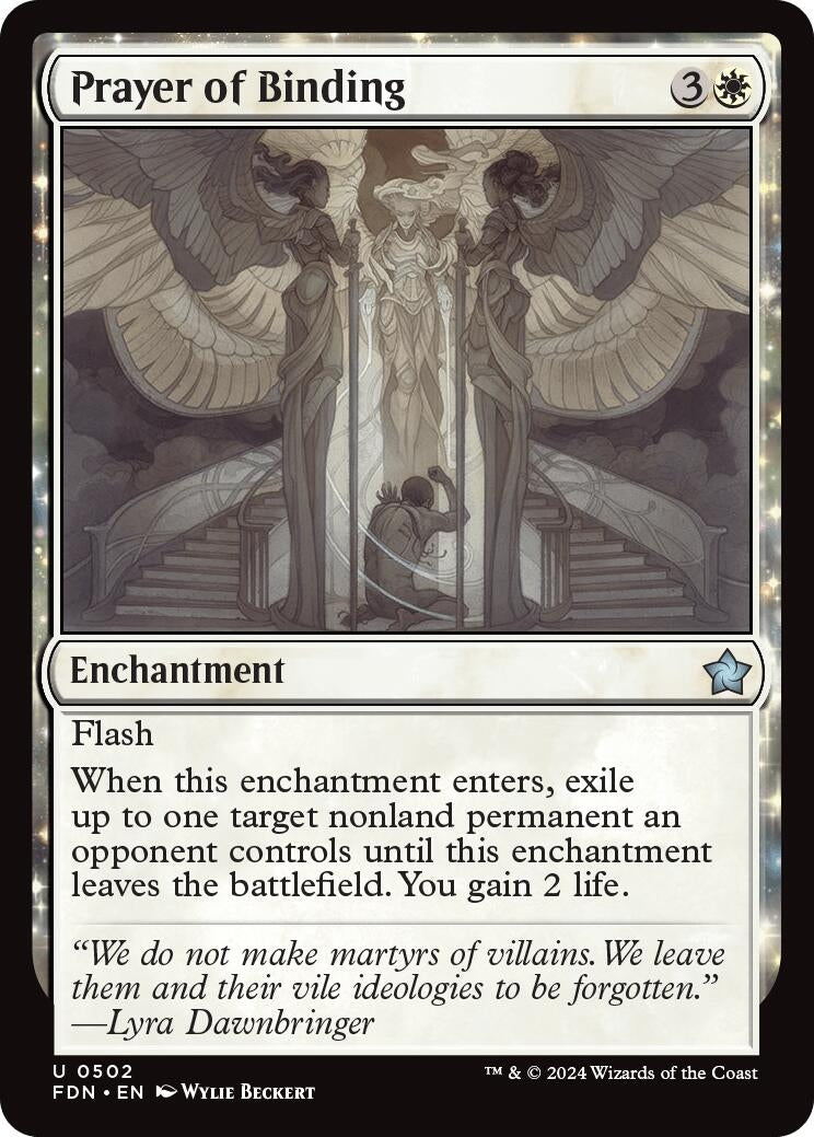 Image for Prayer of Binding (Foundations) (502) - Magic: The Gathering