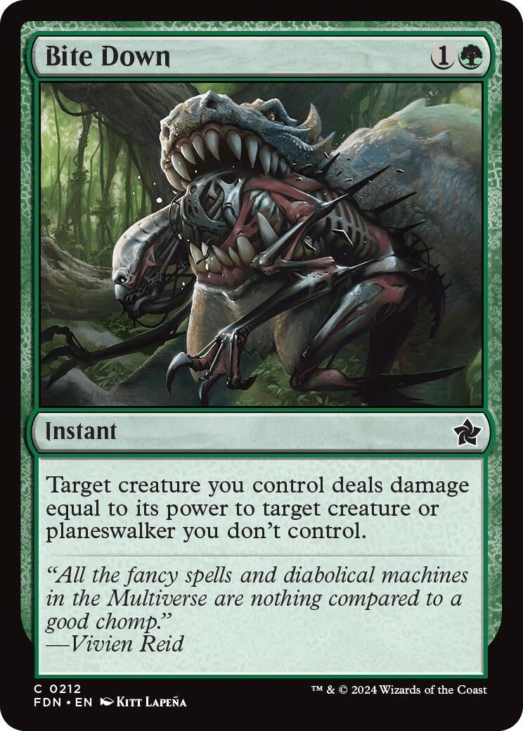 Image for Bite Down (Foundations) (212) - Magic: The Gathering