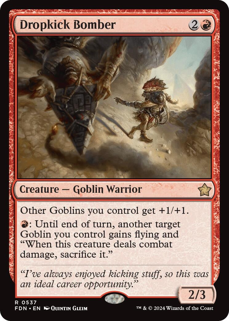 Image for Dropkick Bomber (Foundations) (537) - Magic: The Gathering