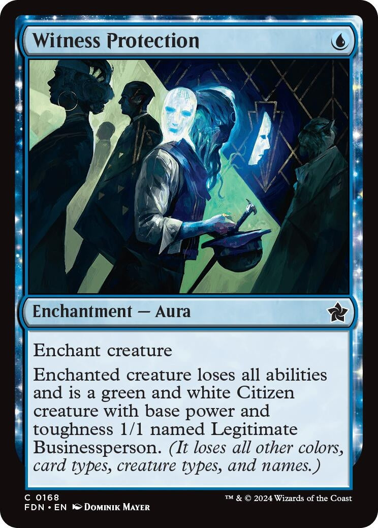 Image for Witness Protection (Foundations) (168) - Magic: The Gathering