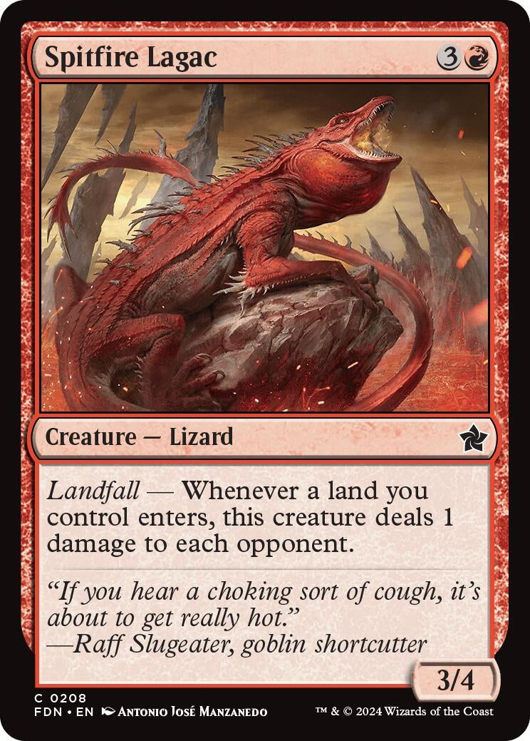 Image for Spitfire Lagac (Foundations) (208) - Magic: The Gathering