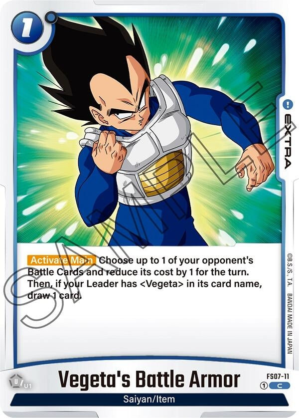 Image for Vegeta's Battle Armor (Starter Deck 7: Vegeta (Mini)) (FS07-11) - Dragon Ball Super: Fusion World