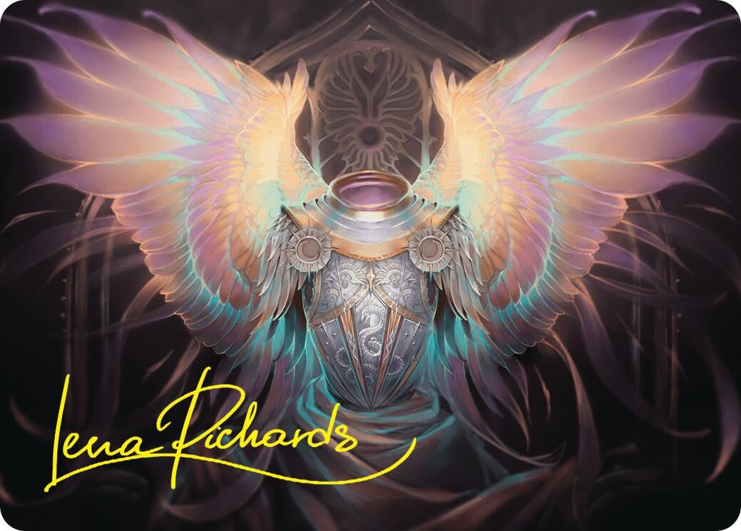 Image for Celestial Armor Art Card (2/54) (Gold-Stamped Signature) (Art Series: Foundations) (2) - Magic: The Gathering