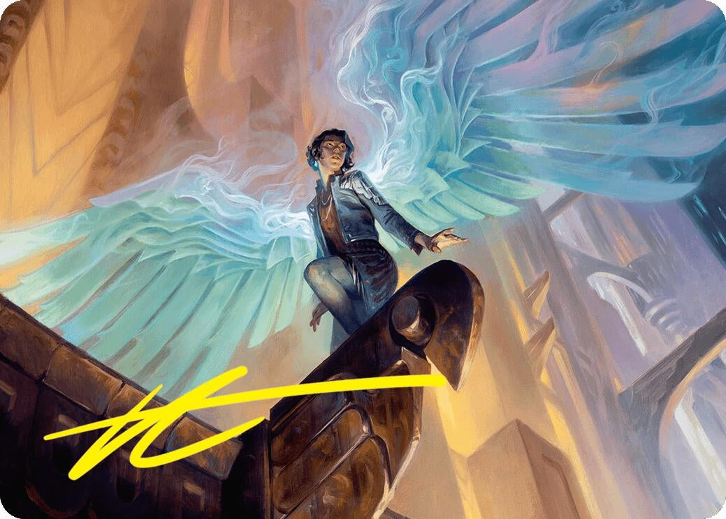 Image for Giada, Font of Hope Art Card (20/54) (Gold-Stamped Signature) (Art Series: Foundations) (20) - Magic: The Gathering