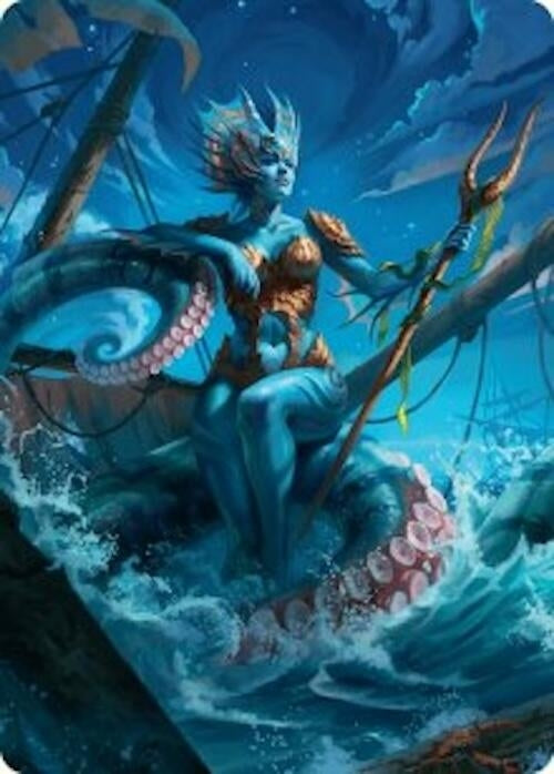 Image for Kiora, the Rising Tide Art Card (30/54) (Art Series: Foundations) (30) - Magic: The Gathering