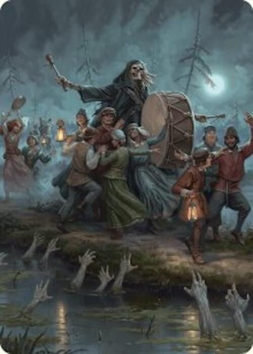 Image for Blasphemous Edict Art Card (35/54) (Art Series: Foundations) (35) - Magic: The Gathering