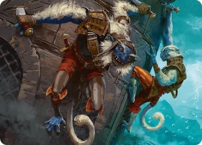 Image for Goblin Boarders Art Card (11/54) (Art Series: Foundations) (11) - Magic: The Gathering