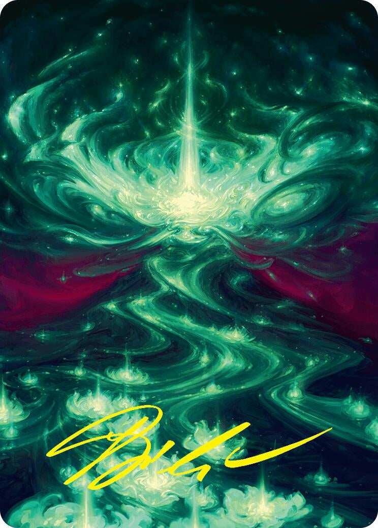 Image for Genesis Wave Art Card (54/54) (Gold-Stamped Signature) (Art Series: Foundations) (40) - Magic: The Gathering