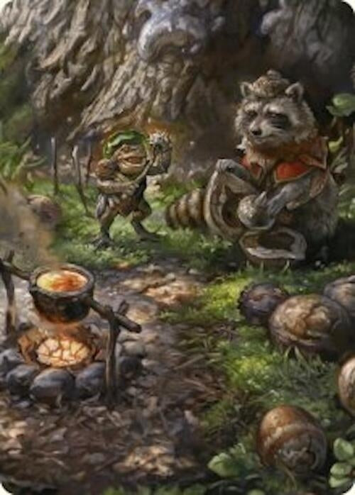 Image for Sylvan Scavenging Art Card (46/54) (Art Series: Foundations) (46) - Magic: The Gathering