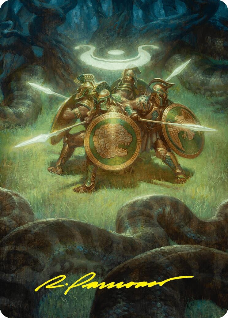 Image for Anthem of Champions Art Card (47/54) (Gold-Stamped Signature) (Art Series: Foundations) (47) - Magic: The Gathering