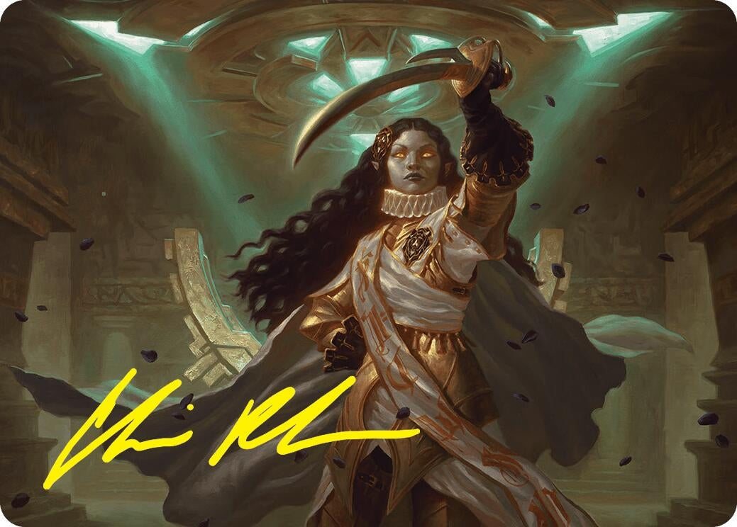 Image for Elenda, Saint of Dusk Art Card (15/54) (Gold-Stamped Signature) (Art Series: Foundations) (15) - Magic: The Gathering