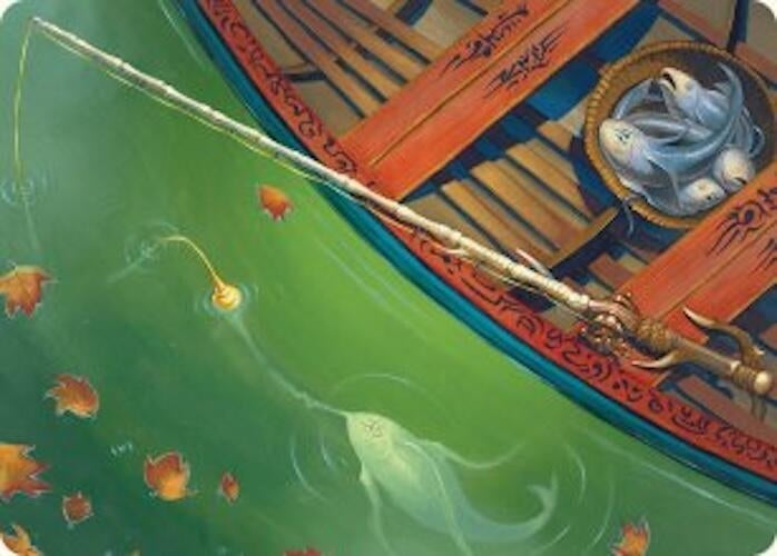 Image for Fishing Pole Art Card (18/54) (Art Series: Foundations) (18) - Magic: The Gathering