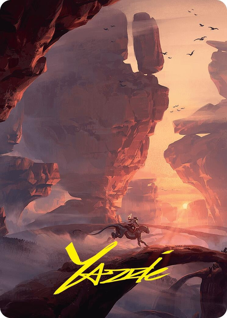 Image for Mountain Art Card (24/54) (Gold-Stamped Signature) (Art Series: Foundations) (24) - Magic: The Gathering