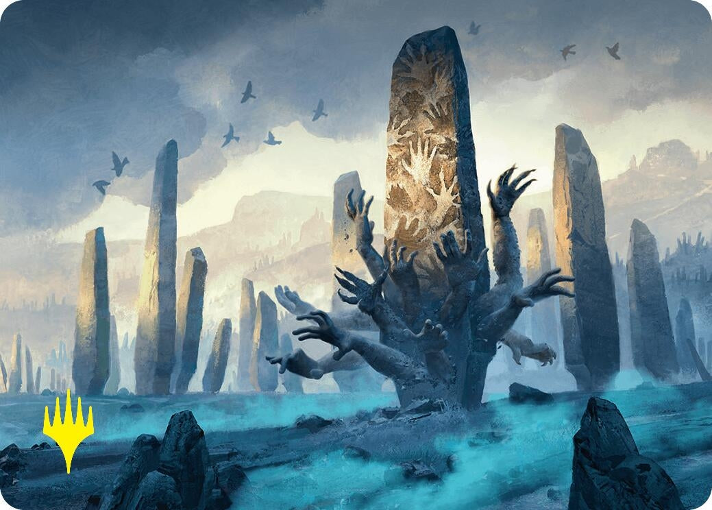 Image for Soulstone Sanctuary Art Card (19/54) (Gold-Stamped Signature) (Art Series: Foundations) (19) - Magic: The Gathering