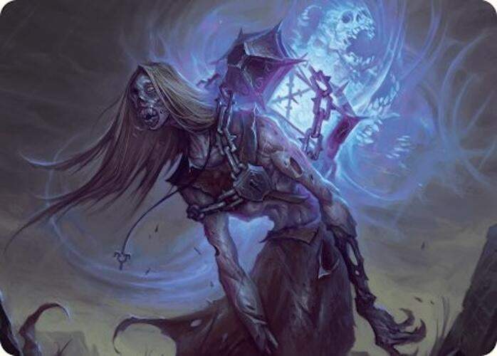 Image for Soul-Shackled Zombie Art Card (9/54) (Art Series: Foundations) (9) - Magic: The Gathering