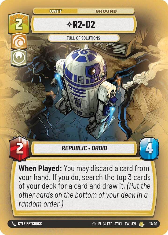 Image for R2-D2 - Full of Solutions (Twilight of the Republic: Weekly Play Promos) (17/20) - Star Wars: Unlimited
