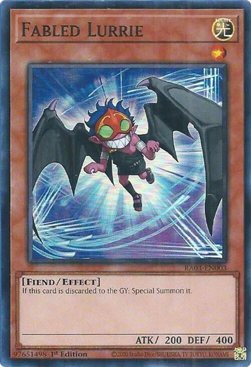 Image for Fabled Lurrie (Quarter Century Bonanza) (RA03-EN003) - YuGiOh