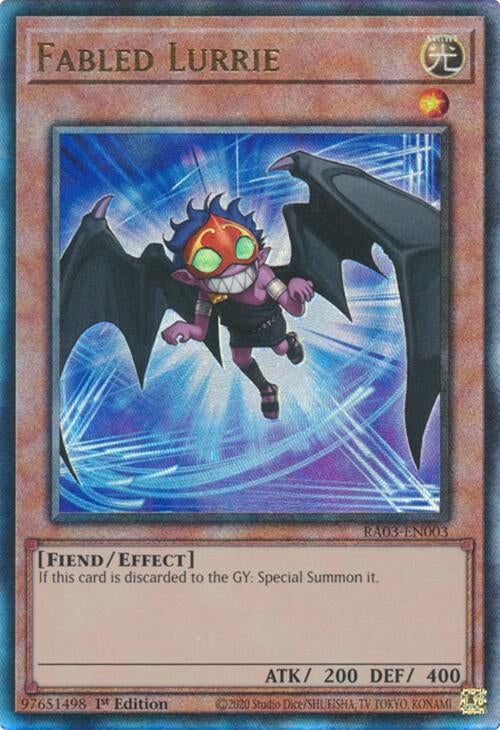 Image for Fabled Lurrie (PUR) (Quarter Century Bonanza) (RA03-EN003) - YuGiOh